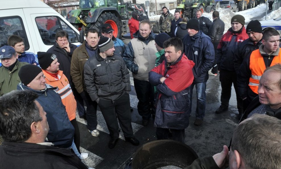 Prosvjed mljekara ispred Sirele, Bjelovar (7)