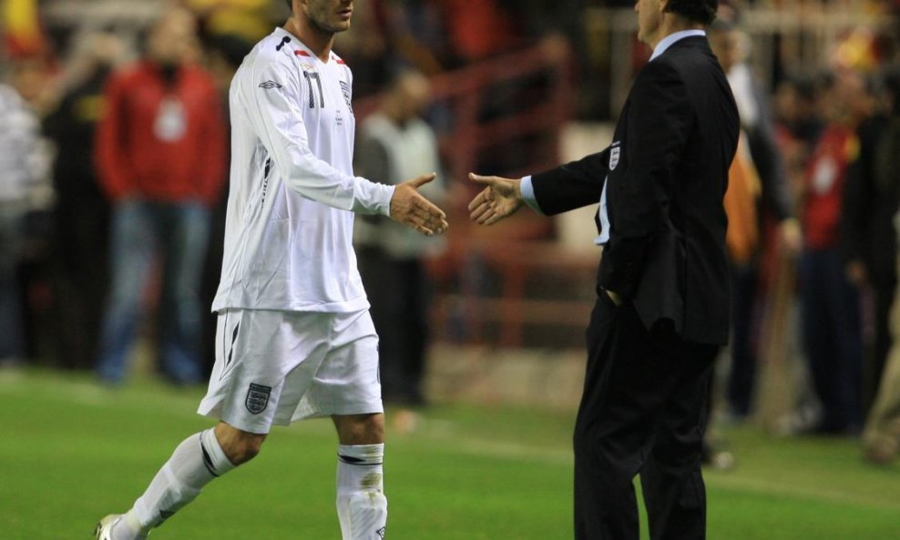 Fabio Capello i David Beckham