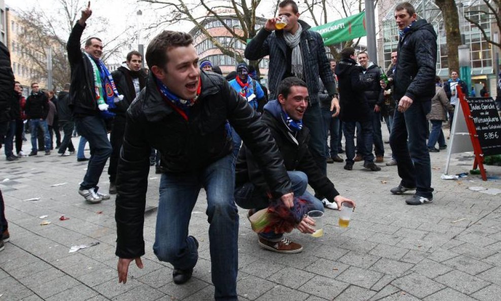 Navijači Clubb Brugea u Hannoveru