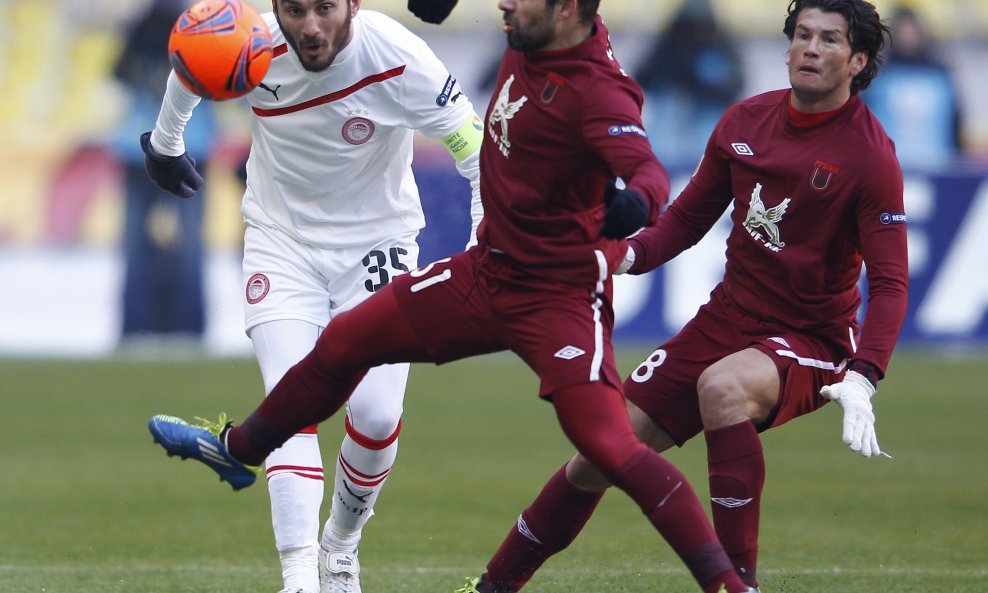 Rubin Kazan'Nelson Valdez, Gokdeniz Karadeniz vs Olympiakos Vassilis Torossidis