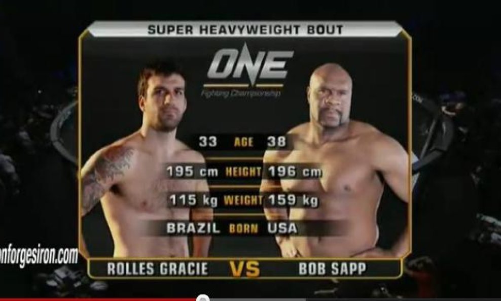 Rolles Gracie i Bob Sapp