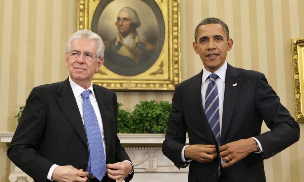 Mario Monti i Barack Obama