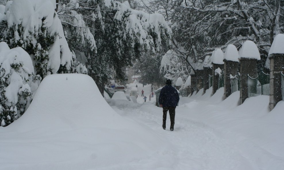 Sniježno nevrijeme u Vrgorcu