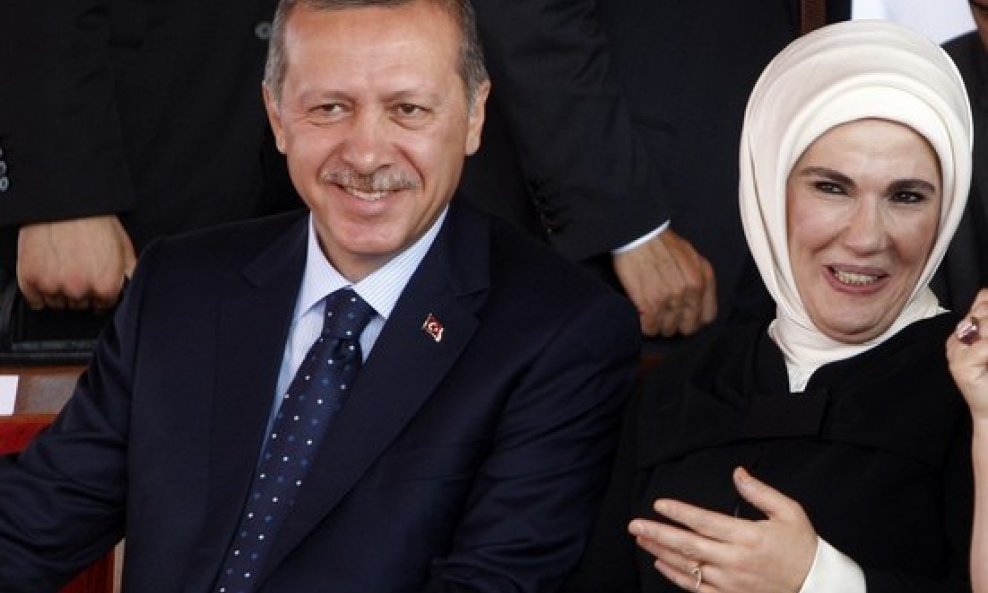 Tayyip Recep Erdogan i supruga Emine