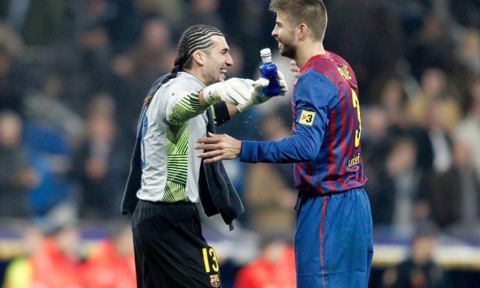 Jose Manuel Pinto i Gerard Pique