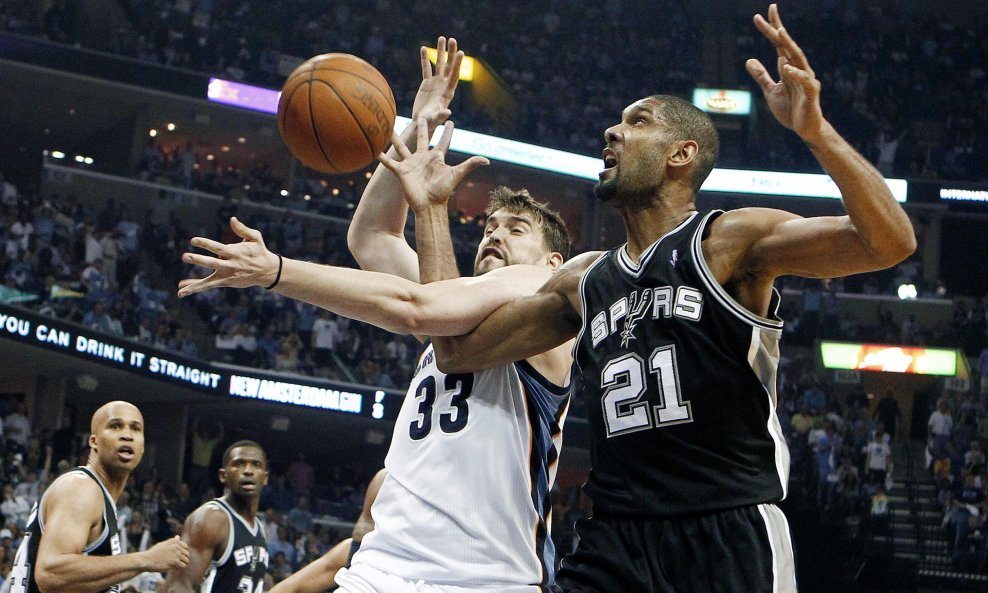 Marc Gasol i Tim Duncan