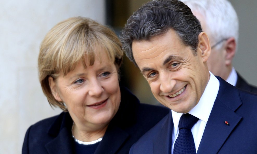 Angela Merkel i Nicolas Sarkozy