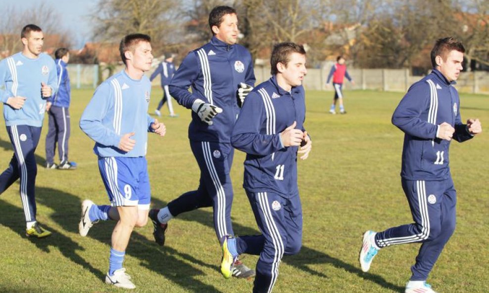 Trening igrača Slaven Belupa