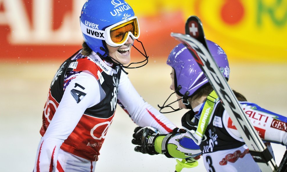 Marlies Schild i Tina Maze