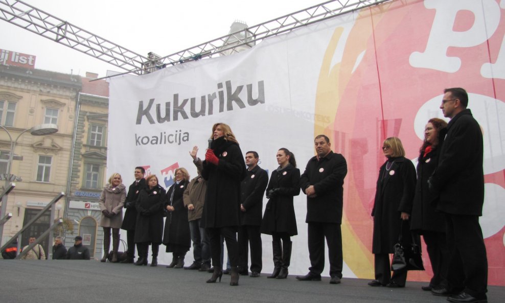 Borzan predstavila listu Kukuriku koalicija u Osijeku