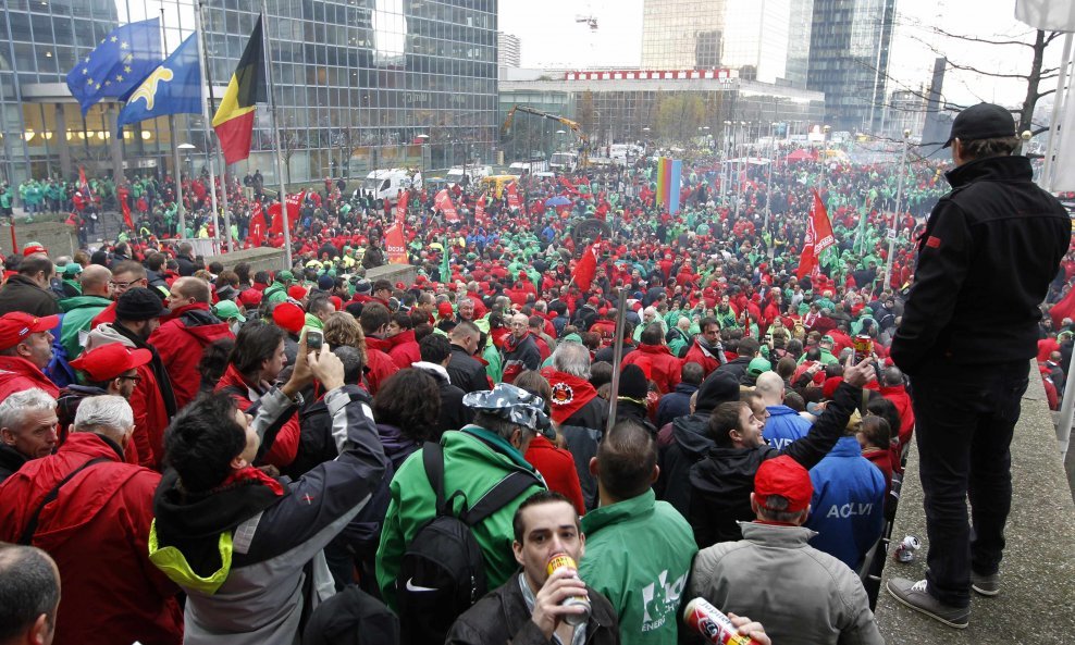 Prosvjed u Bruxellesu