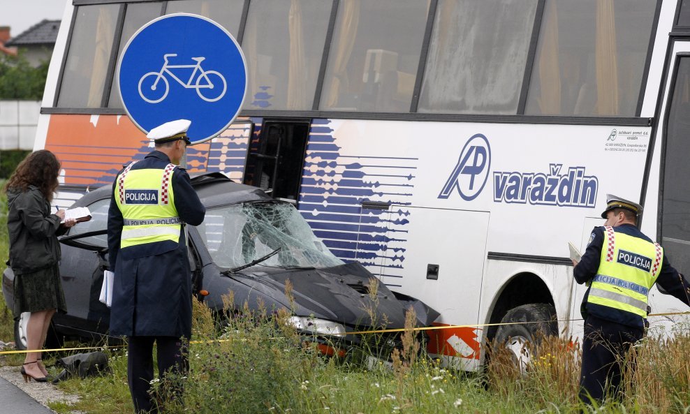 prometna nesreća varaždin autobus