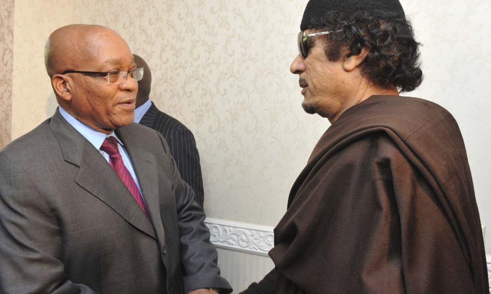 Zuma i Gadafi