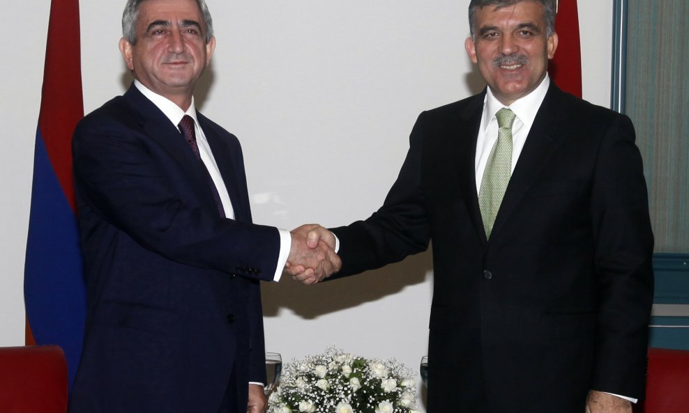 Serž Sargsjan Serzh Sarkisian i Abdulah Gul