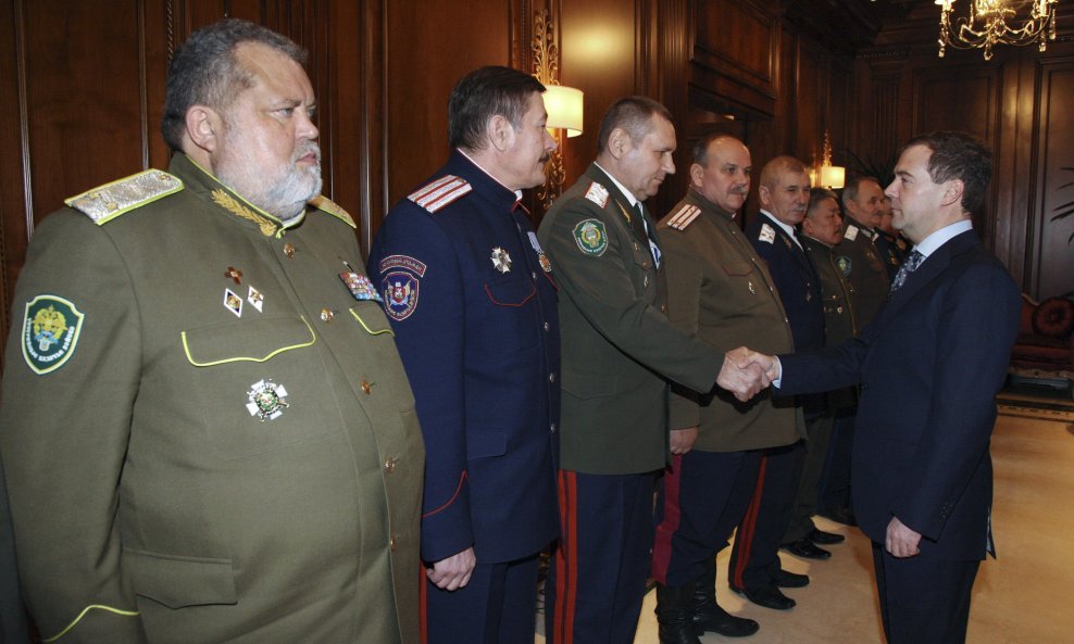 Medvedev sa časnicima ruske vojske
