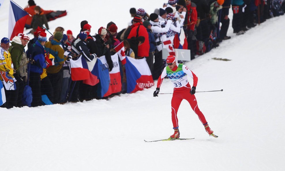 Dario Cologna, pobjednik utrke na 15 kilometara