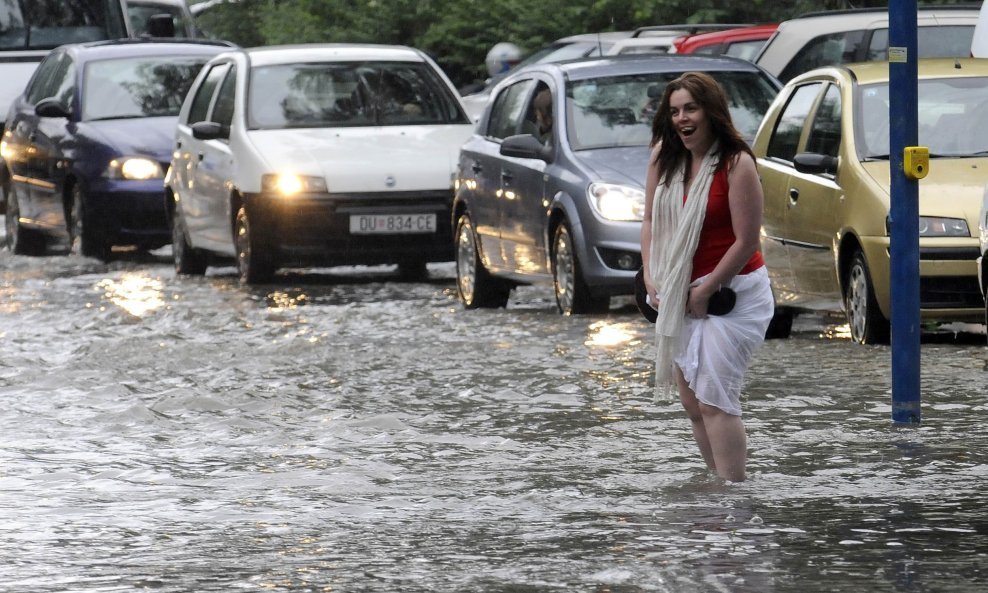 Kiša uzrokovala poplave u Dubrovniku