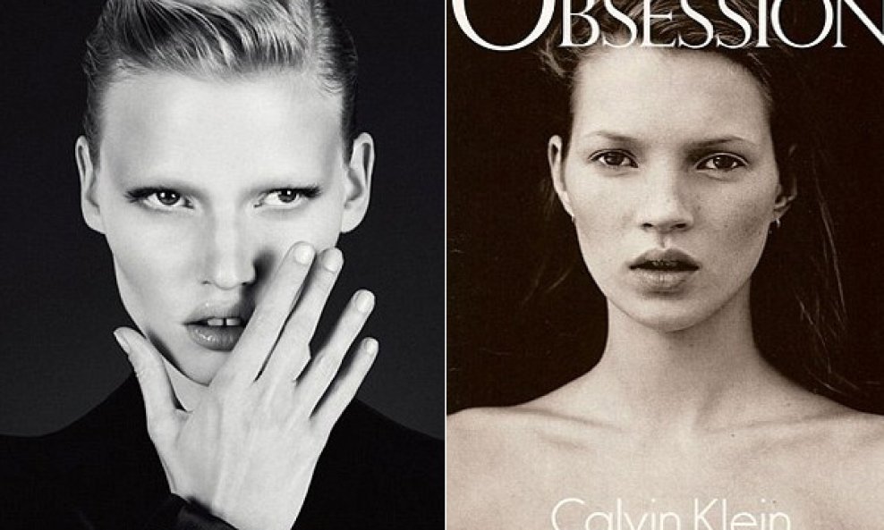 Lara Stone i Kate Moss