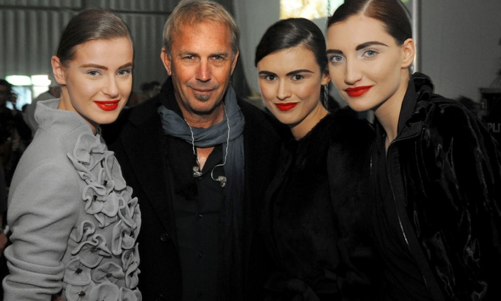 Kevin Costner i Sanela Seferagić, Anita Dujić i Rafaela Franić