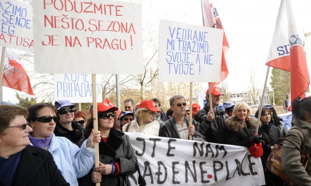 prosvjed Baško Polje