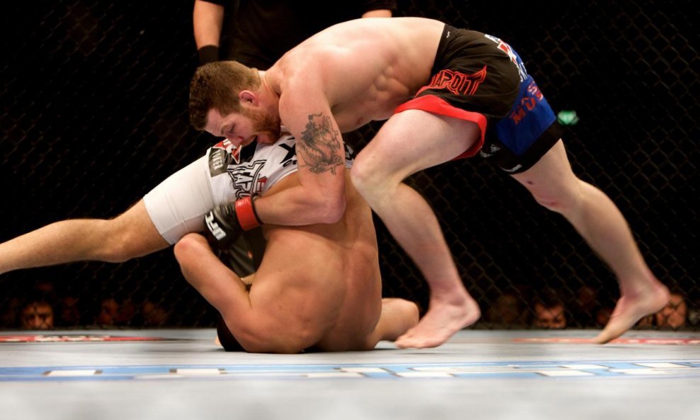 Nate Marquardt (SAD, desno) i Wilson Gouveia (Brazil)