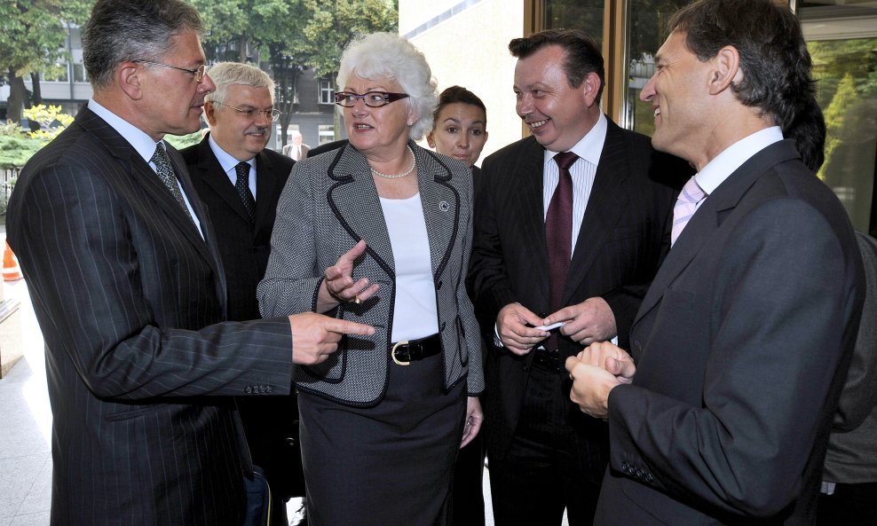 Mariann Fischer Boel, Božidar Pankretić i Vincent Degert