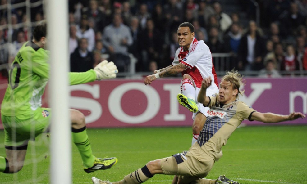 Ajax - Dinamo, Gregory van der Wiel i Domagoj Vida