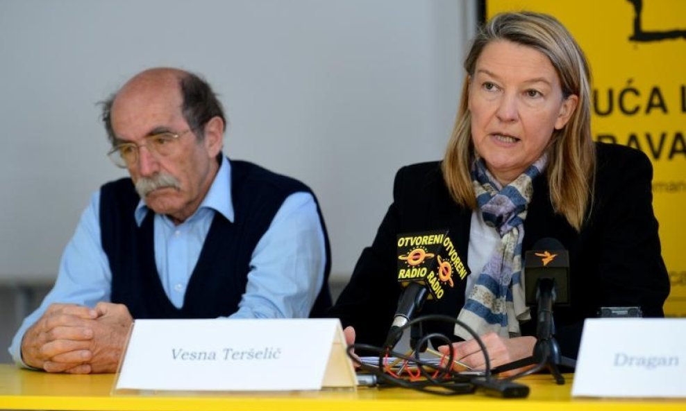 Vesna Teršelić i Zoran Pusić