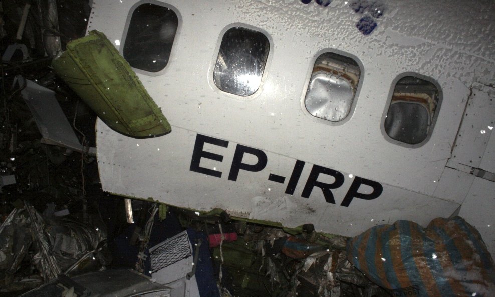iran, pad zrakoplova