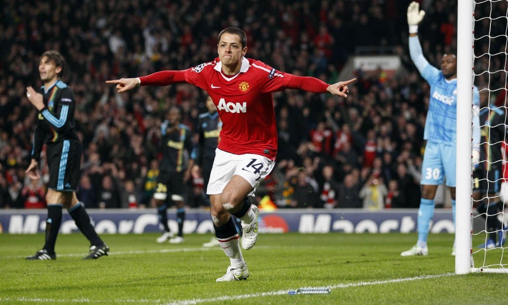 Manchester United - Marseille, Javier Hernandez