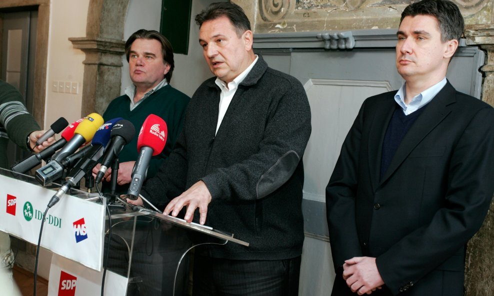 Zoran Milanović, Ivan Jakovčić i Radimir Čacić