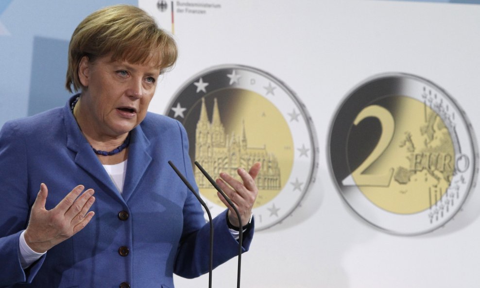 angela merkel euro