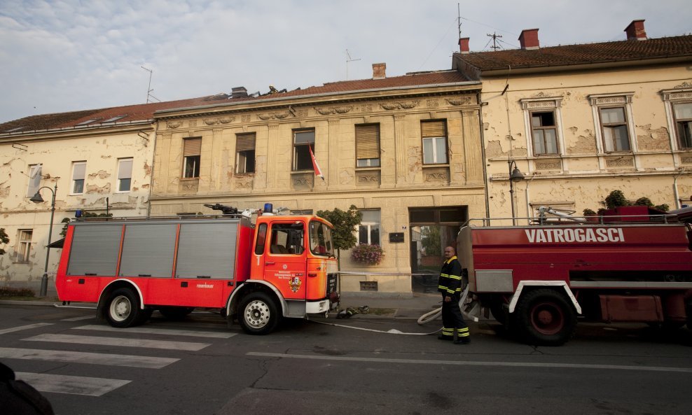 požar vatrogasci petrinja