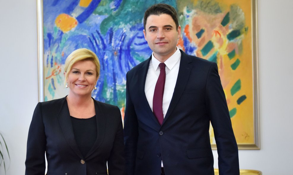 Kolinda Grabar Kitarović i Davor Bernardić