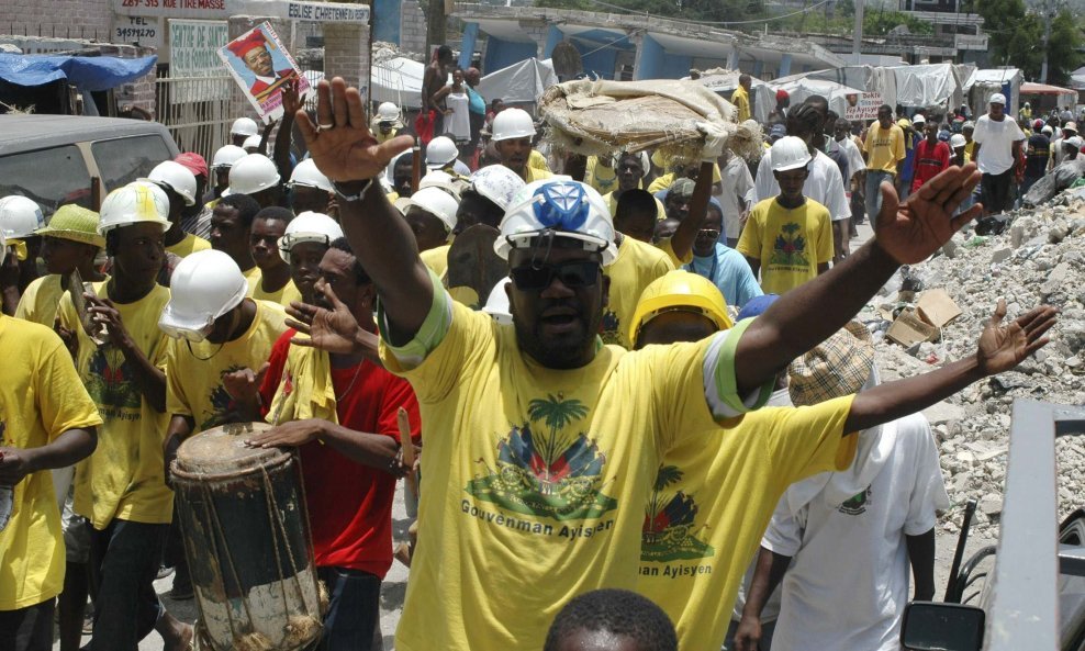 port au prince prosvjed haiti