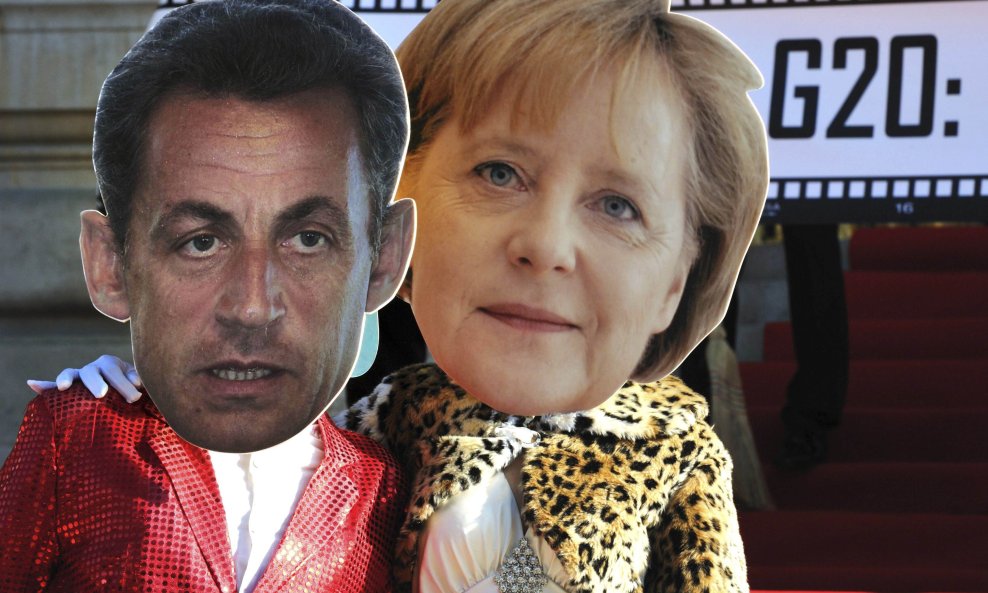 Angela Merkel i Nicolas Sarkozy