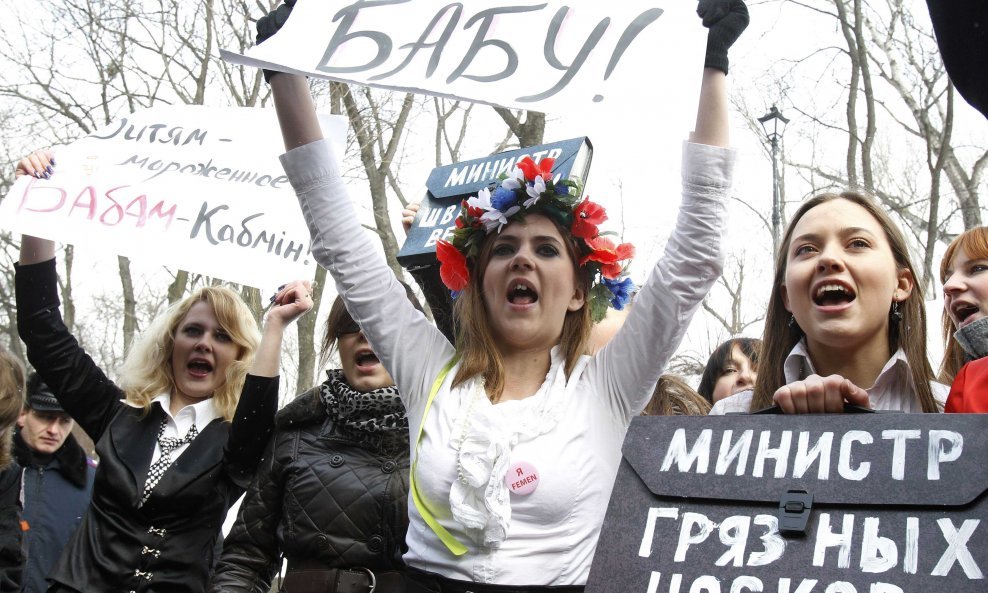 ukrajina žene feministice