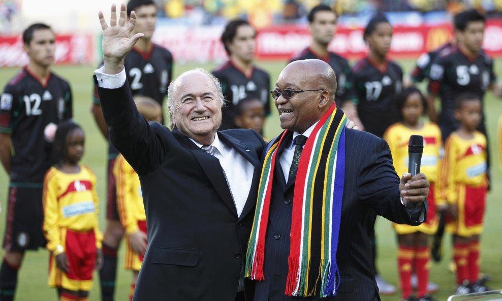 Sepp Blater i Jacob Zuma