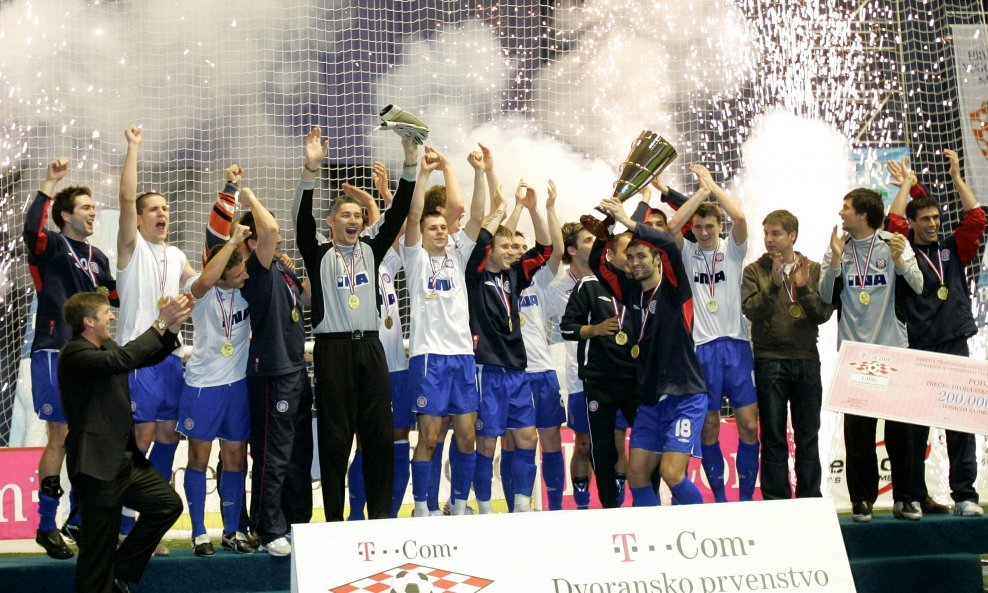 Hajduk Dvoransko prvenstvo 2008. slavlje pobjednik 4. izdanja