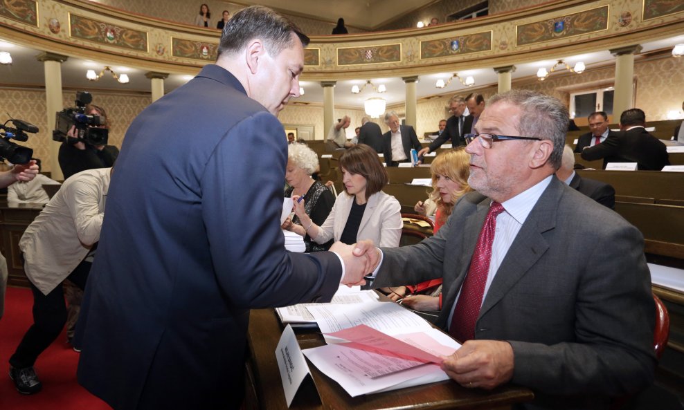 Andrija Mikulić i Milan Bandić