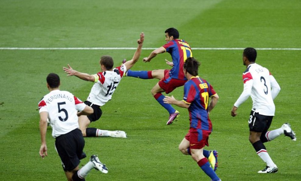 Pedro Rodriguez FC Barcelona Manchester United Wembley