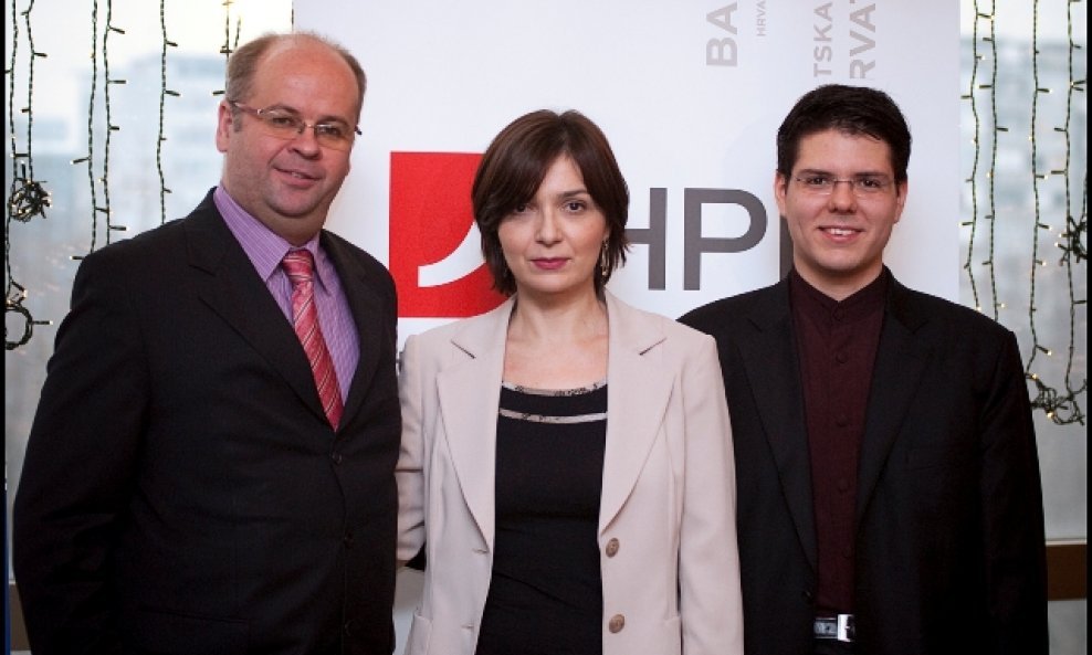 Miljenko Puljić, Zg. filharmonija, Vesna Strenja, HPB i Bruno Vlahek, dobitnik nagrade Mladi glazbenik godine