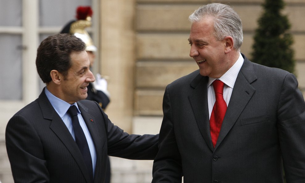 Nicolas Sarkozy i Ivo Sanader