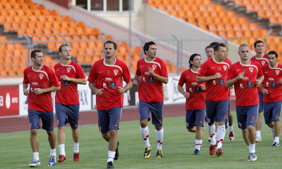 Trening hrvatske nogometne reprezentacije