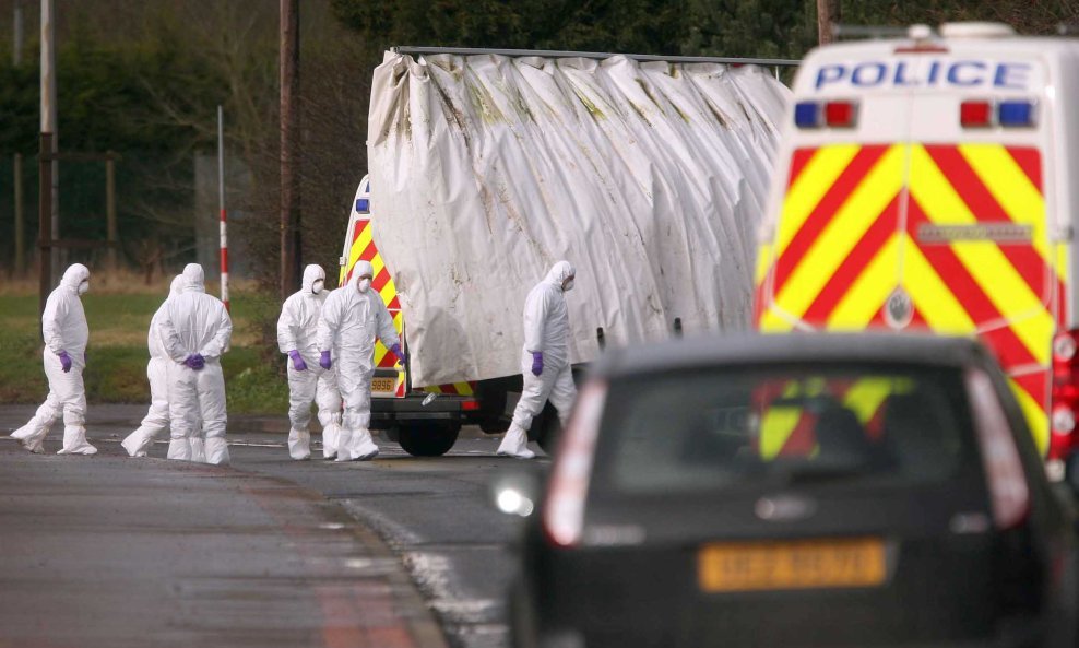 Britanska policija uviđaj