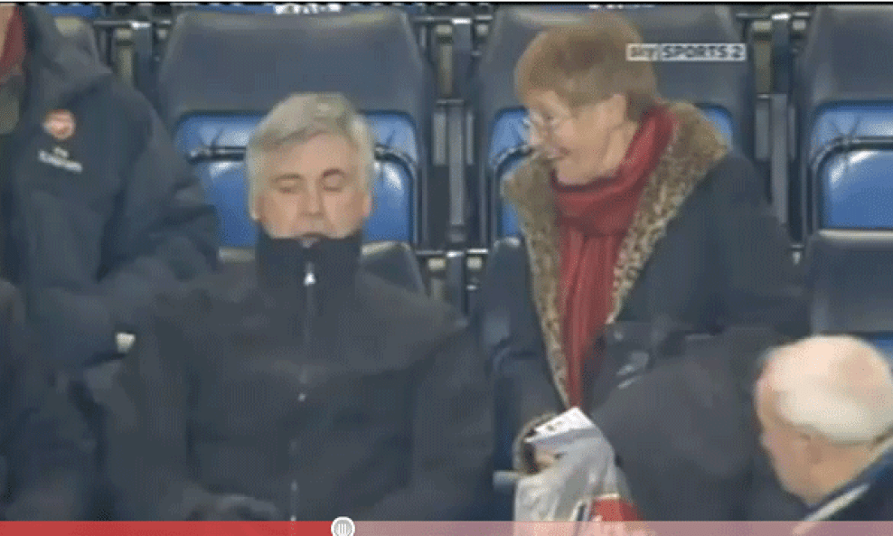 Carlo Ancelotti i 'strašna' gospođa