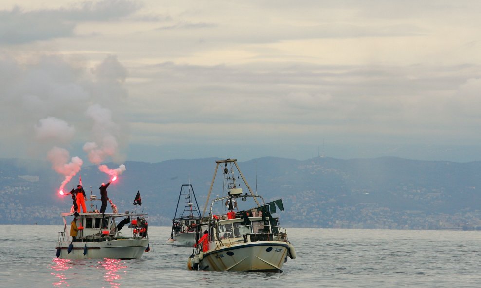 ribari prosvjed ribara