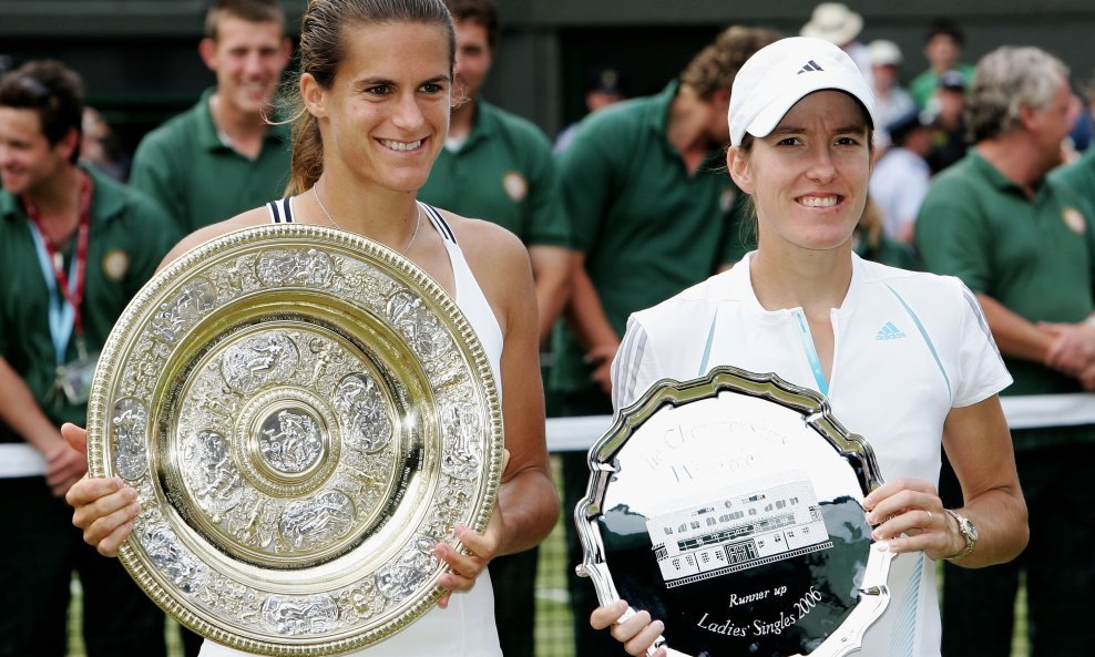 Justine Henin Amelie Mauresmo Wimbledon