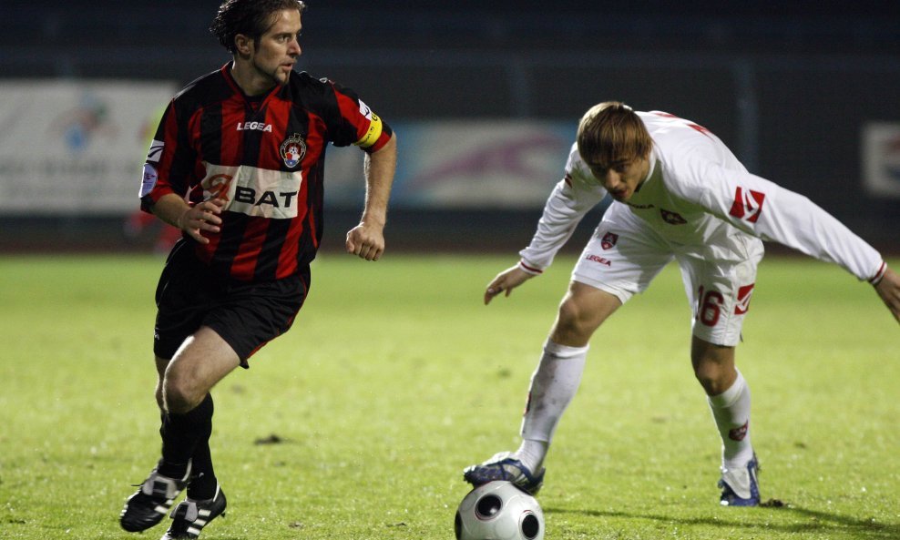 Međimurje _ Zagreb (Prva HNL, sezona 2009-10) Mario Darmopil i Besart Abdurahimi (desno)