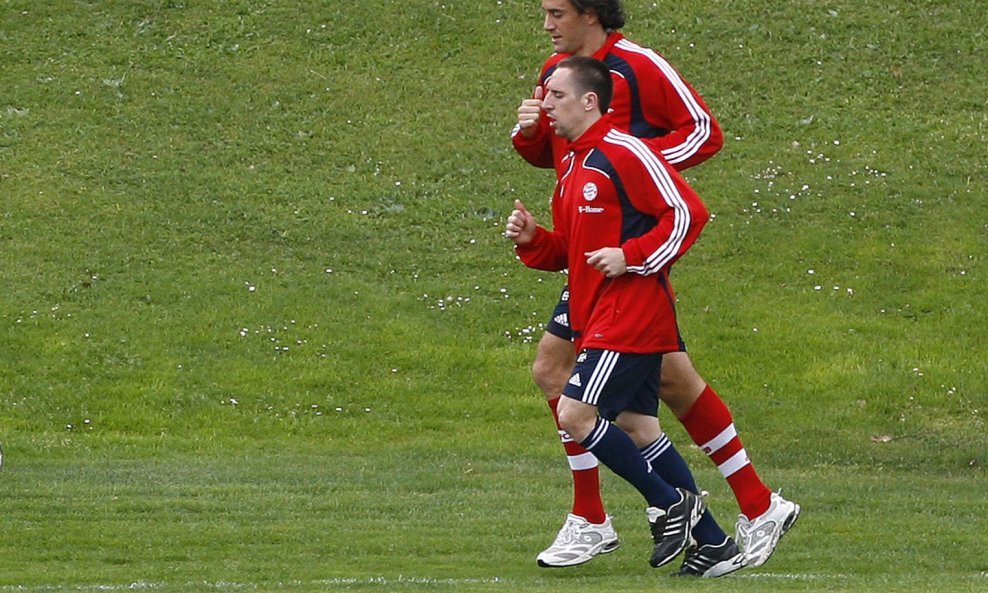 Franck Ribery i Luca Toni